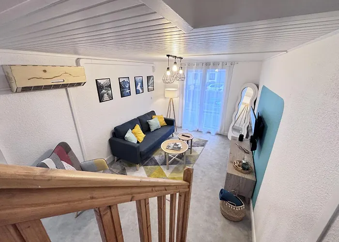 Nid Des Puys - 2 - Terrasse - Balcon - Parking - Clim Apartament